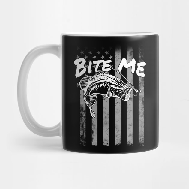 Bite Me Fishing Shirt by Nifty T Shirts